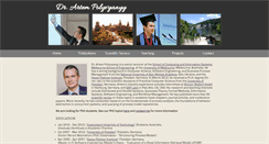 Desktop Screenshot of polyvyanyy.com